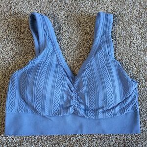 Aerie XL Seamless Cable Knit Padded Bralette Women's Pullover